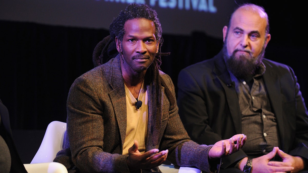 NEW YORK, NY - OCTOBER 11: Professors Carl Hart (L) and Mark Kleiman attend Blunt Talk with Steve DeAngelo, Jodi Gilman, Carl Hart, Mark Kleiman, and Kevin Sabet, moderated by Patrick Radden Keefe at the MasterCard stage at SVA Theatre during The New Yorker Festival 2014 on October 11, 2014 in New York City. (Photo by Bryan Bedder/Getty Images for The New Yorker)