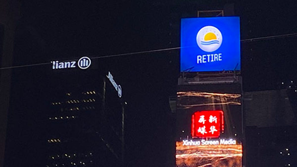 The "China Screen" in Times Square, New York City (Fox News)