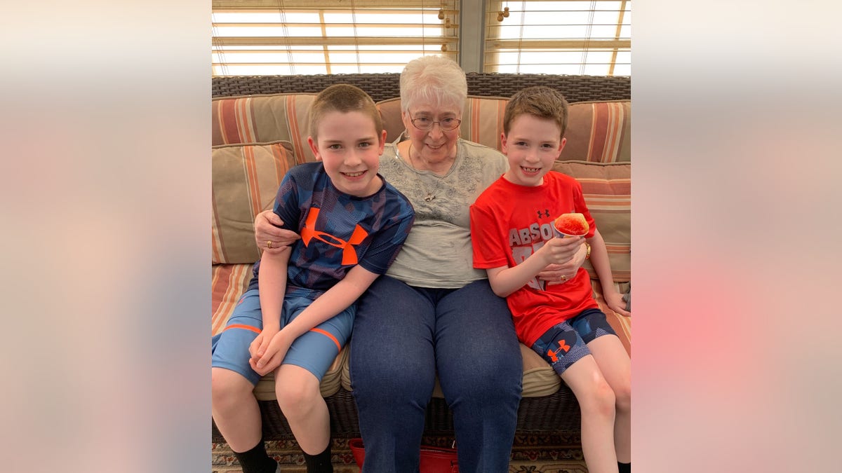 Janice Dean's mother-in-law Dee Newman with her grandsons.