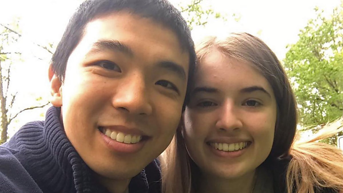 Kevin Jiang and his fiancée