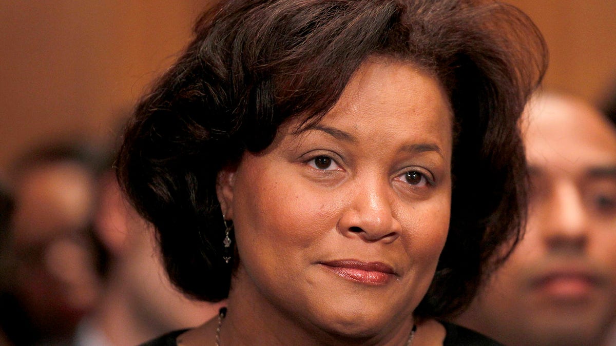 Judge J. Michelle Childs, who was nominated by President Barack Obama to the United States District Court, District of South Carolina, is seen on Capitol Hill in Washington, Friday, April 16, 2010, during her nomination hearing before the Senate Judiciary Committee. (AP Photo/Charles Dharapak)
