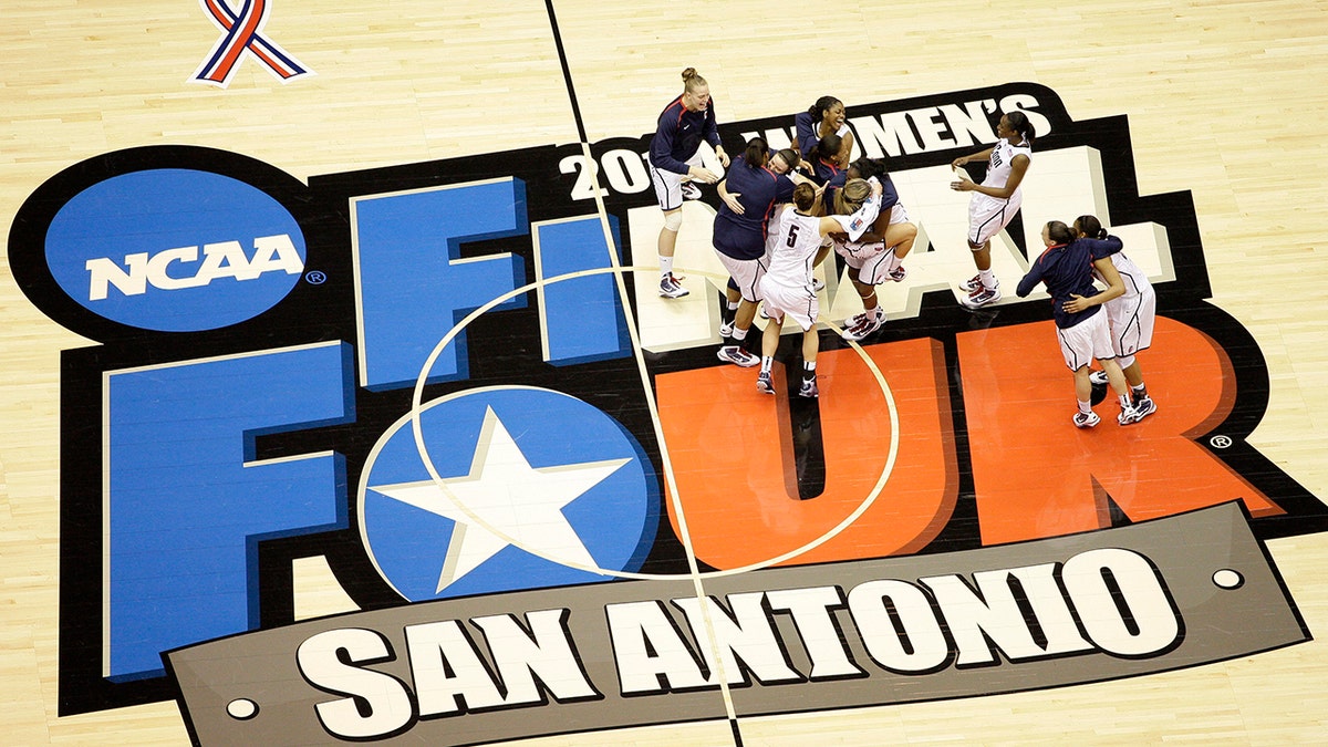 The San Antonio region will host the entire NCAA women's basketball tournament. The move Friday, Feb. 5, 2021, was made to help mitigate the risks of COVID-19 and matches that of the men’s tournament, which the NCAA said last month will be played in the Indianapolis area.(AP Photo/Eric Gay, File)