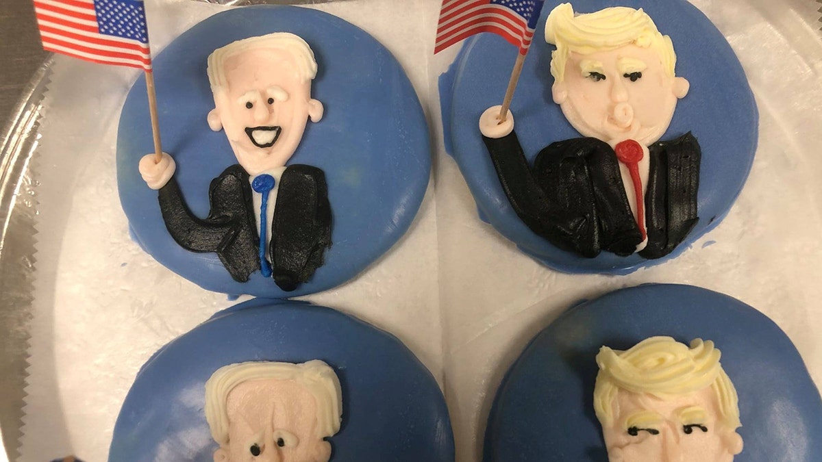 National Bakery also churned out iced cookies of Joe Biden and Donald Trump following the first presidential debate.