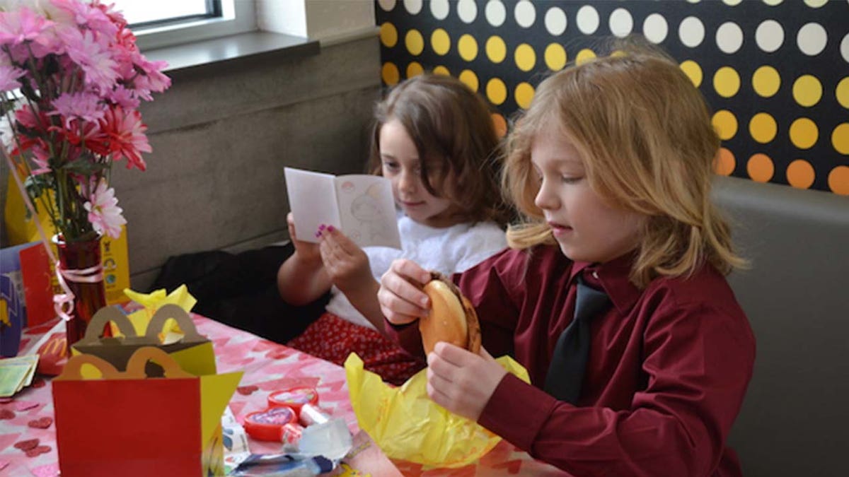 Dressed up and ready to celebrate, the valentines went inside the restaurant to enjoy their food and a fun day together.