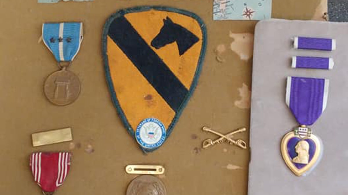 Teresa Ferrin discovered these military awards, including the Purple Heart, while she was volunteering at the Christian Family Care Thrift Store in Phoenix, Arizona, about two weeks ago.