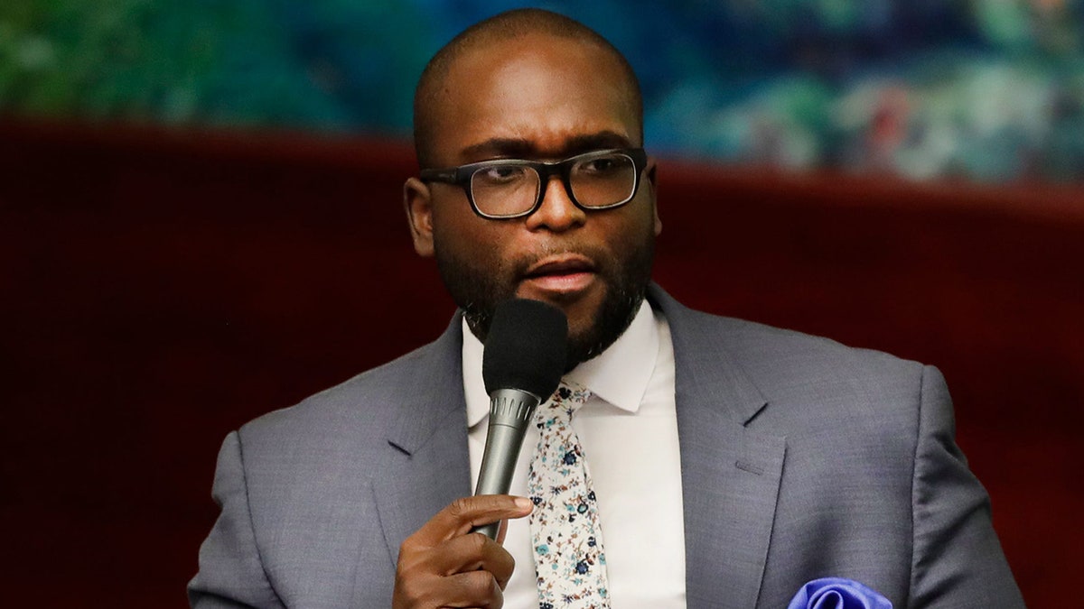 Shevrin Jones speaks during a debate over a bill on Thursday, Feb. 20, 2020.