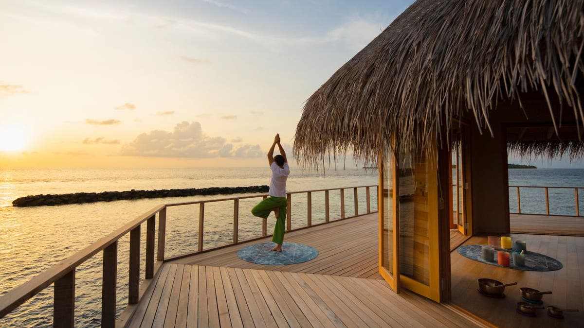 The Nautilus Maldives has daily scheduled yoga, fitness and meditation classes that are available for free with private island buyouts. (The Nautilus Maldives)
