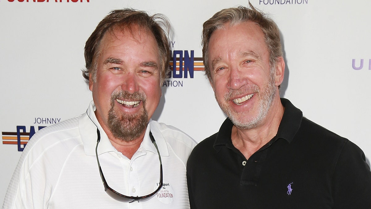 Richard Karn (left) and Tim Allen (right) are reuniting for a home improvement competition series, 'Assembly Required,' for the History Channel. (Photo by Leon Bennett/FilmMagic)