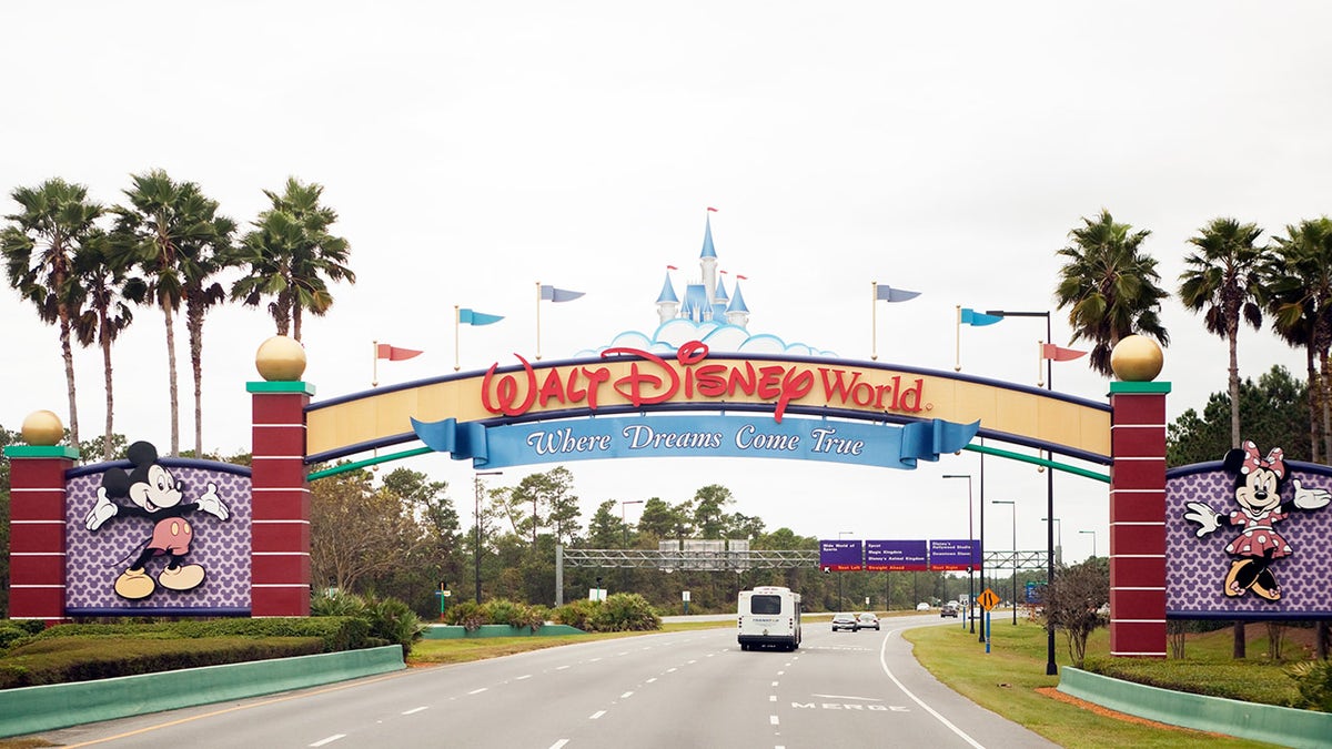 South entrance of Disney World in Orlando Florida