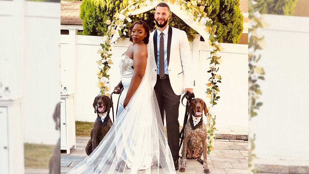 The TSA has credited 2020's best "catch" to the two TSA canine handlers at Newark Liberty International Airport (EWR) "who caught each other" when they married in June.