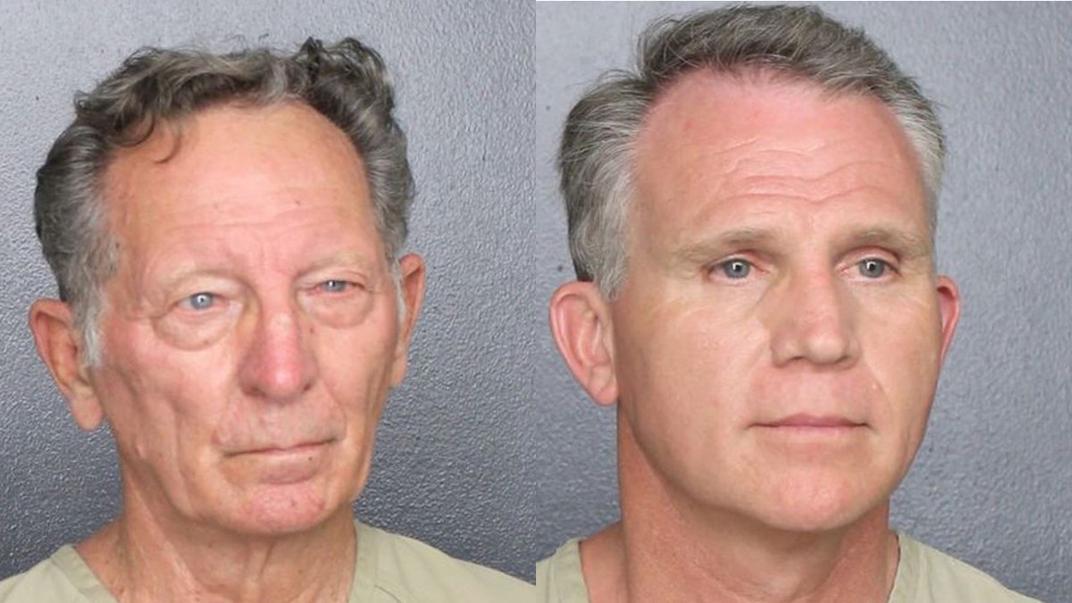 Gary Brummett, 81, (left) and Walter Wayne Brown Jr., 53, (right) were both arrested on Feb. 11 for allegedly pretending to be U.S. marshalls exempt from wearing face masks. 
