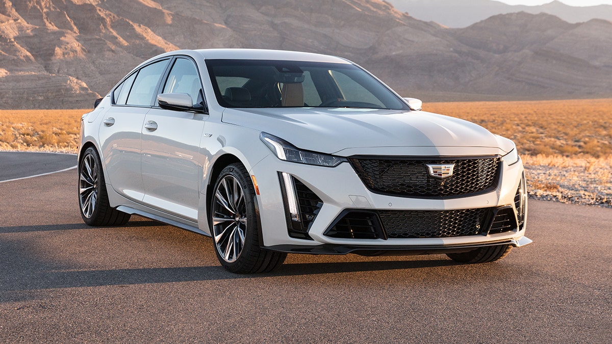 The Cadilac CT5-V Blackwing is similar in size to the BMW M5