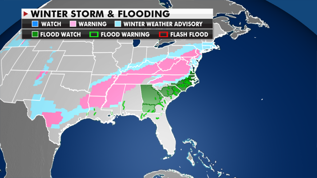 Major Winter Storm Is Crawling Across Eastern US | Fox News