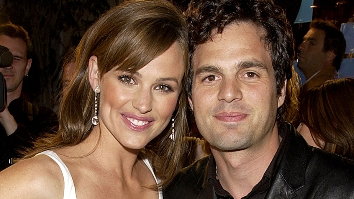 Jennifer Garner and Mark Ruffalo during the "13 Going on 30" premiere in 2004. 