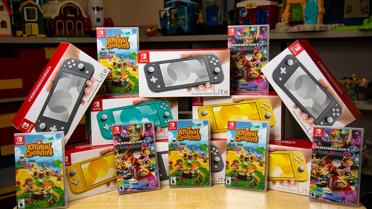 Donation of Nintendo Switches and games at the Medical City Children's Hospital in Dallas, Texas.?(Credit: Medical City Children's Hospital.)