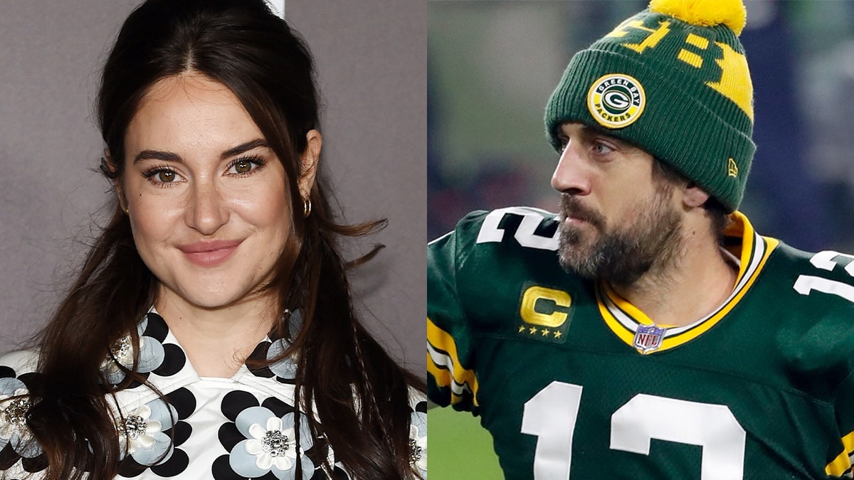 Shailene Woodley Aaron Rodgers