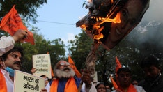 Indians burn images of Kamala Harris' niece after she backs farm protests