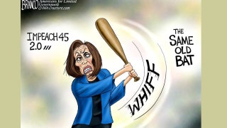Political cartoon of the day: Another swing and a miss!