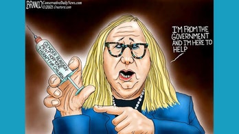 Political cartoon of the day:  Shot in the dark?