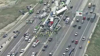 Nurse crawls out of massive Texas pile-up, goes to work
