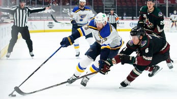 Faulk scores twice, Blues beat Coyotes 4-1 in unique series