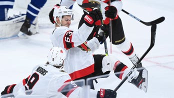 Sens rally from 4 down to win for 1st time, beat Leafs in OT