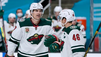 Wild's Marcus Foligno calls refs to breakup fight with Sharks' Nikolai Knyzhov: 'I thought it was enough'