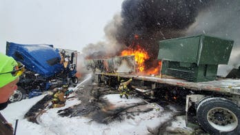 Oklahoma City massive pileup forces highway closure after icy roads send cars flying