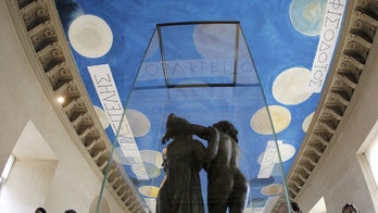 The Louvre accused of damaging massive painting by American artist