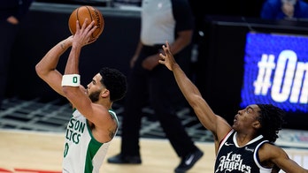 Celtics edge George-less Clippers 119-115 behind Tatum's 34