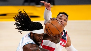 Wizards win 5th straight, hold off Lakers 127-124 in OT