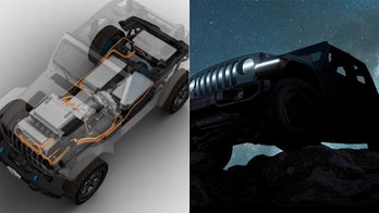 Electric Jeep Wrangler, solar charging station revealed for Easter off-road event