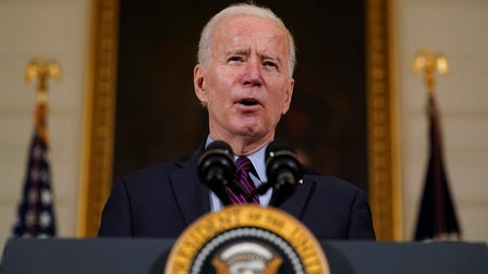 US to hit 100M COVID-19 vaccines administered Friday, Biden says