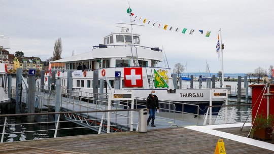 Empty cruise ship becomes COVID-19 vaccine center in Switzerland