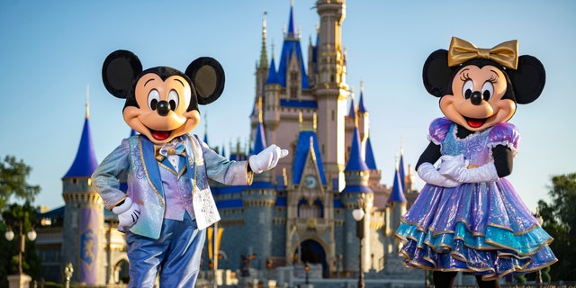 From October 1, 2021, Mickey Mouse and Minnie Mouse will welcome "The most magical celebration in the world" honoring the 50th anniversary of the Walt Disney World Resort.  (Matt Stroshane)