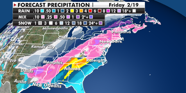 Unprecedented winter weather pattern has set up across the US: Here's ...