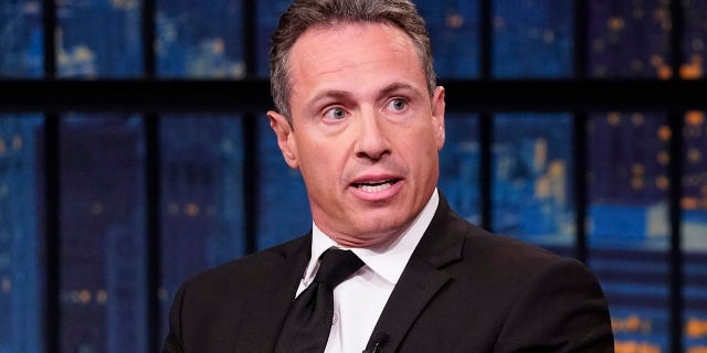 Chris Cuomo during an interview with host Seth Meyers on August 1, 2019. (Photo by: Lloyd Bishop/NBCU Photo Bank/NBCUniversal via Getty Images)
