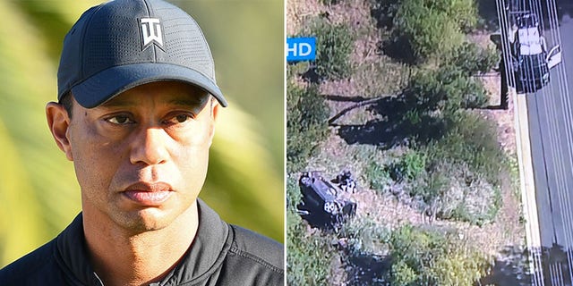 Tiger Woods Injured in Single Car Crash in L.A., Extracted with Jaws of Life