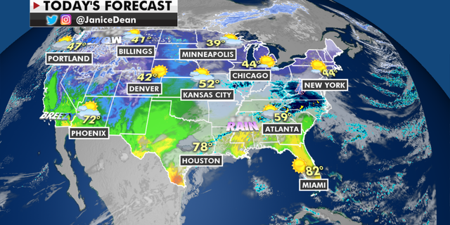 The national forecast for Friday, Feb. 26. (Fox News)