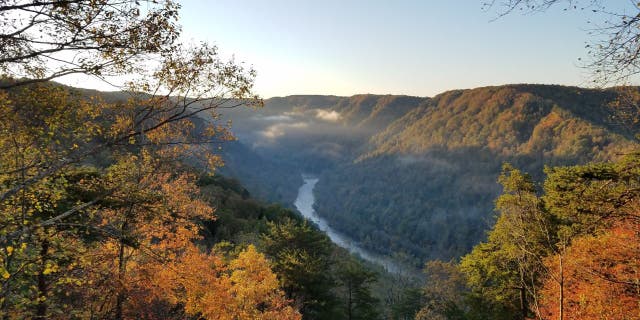 The New River Gorge National Park and Preserve spans 70,000 acres along 53 miles of the New River.