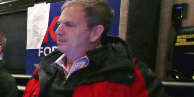 In this Jan. 20, 2016 file photo, John Weaver is shown on a campaign bus in Bow, New Hampshire.