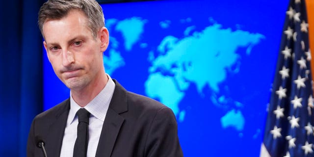 State Department Spokesman Ned Price speaks to reporters during a news briefing at the State Department, Wednesday, Feb. 17, 2021, in Washington.