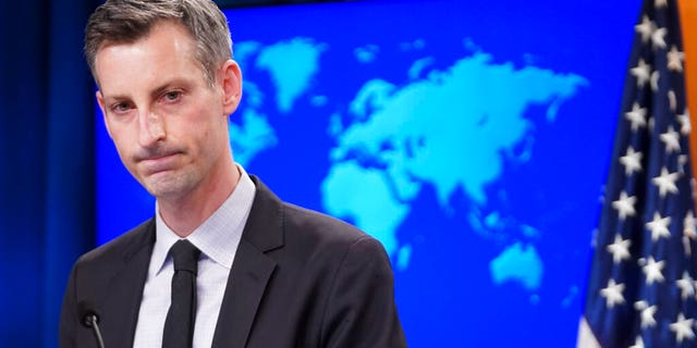 State Department Spokesman Ned Price speaks to reporters during a news briefing at the State Department, Wednesday, Feb. 17, 2021, in Washington. 