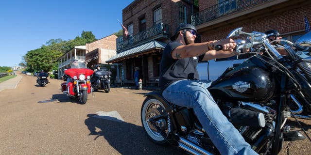 The Natchez Trace Parkway follows a historic route and is popular today for driving, biking or walking.