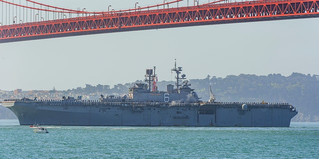 The USS Bonhomme Richard, commissioned in summer 1998, had the capacity to deploy and land helicopters, smaller boats and amphibious vehicles. 