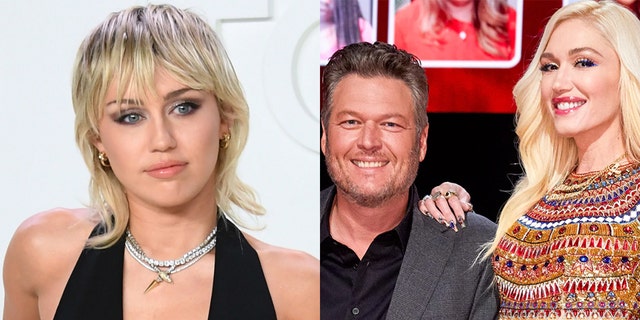 640px x 320px - Miley Cyrus asks to be Gwen Stefani, Blake Shelton's wedding singer: 'I  promise to be on my best behavior' | Fox News