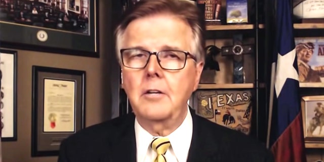 Texas Lt. Gov. Dan Patrick on Fox News. Patrick said that calling the state's election security bills voter suppression is "race-baiting." (Fox News)