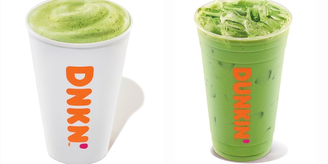 Dunkin 'has also added a new Blueberry Matcha Latte to the menus. The drink is available in hot and iced versions.