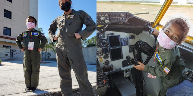 Ever Young is seen living out her dream as an Air Force pilot. (MacDill Air Force Base)