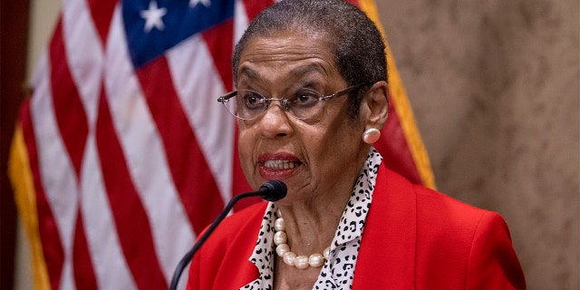 WASHINGTON, DC - JULY 23: Del. Eleanor Holmes Norton (D-D.C) speaks on Capitol Hill on July 23, 2020 in Washington, DC. The bill defies longstanding precedents in treating the District of Columbia as a territory instead of as a state for federal funding under the $150 billion coronavirus relief fund for states and territories, depriving D.C. of an estimated $750 million. (Photo by Tasos Katopodis/Getty Images)